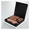 Rose Gold Luxury 100% Mulberry Silk Pillow case Sleep, Eye Mask Blind and Scrunchies Gift Set - TeaseFashion