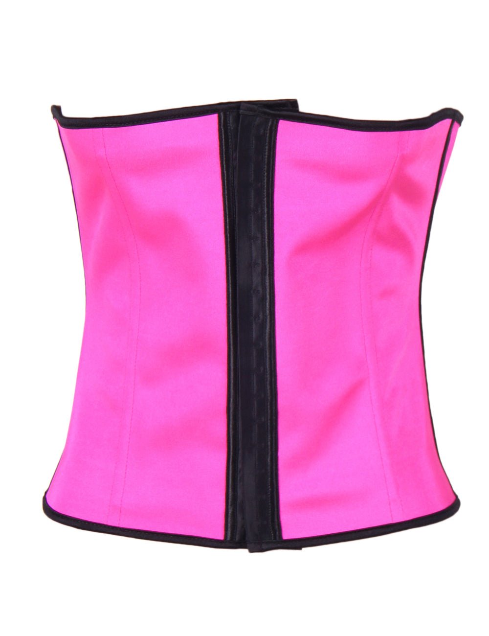 Rose Latex Corset with 4 Steel Bones - TeaseFashion