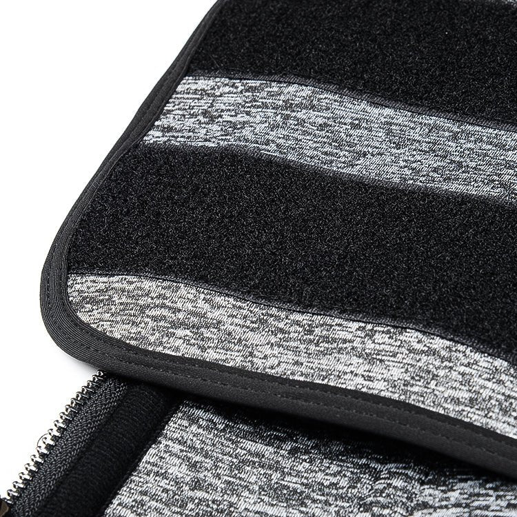 Silver & Black Neoprene Waist Trainer – 15 Steel Bones - TeaseFashion