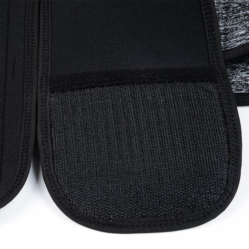 Silver & Black Neoprene Waist Trainer – Hook & Eye, 15 Bones - TeaseFashion