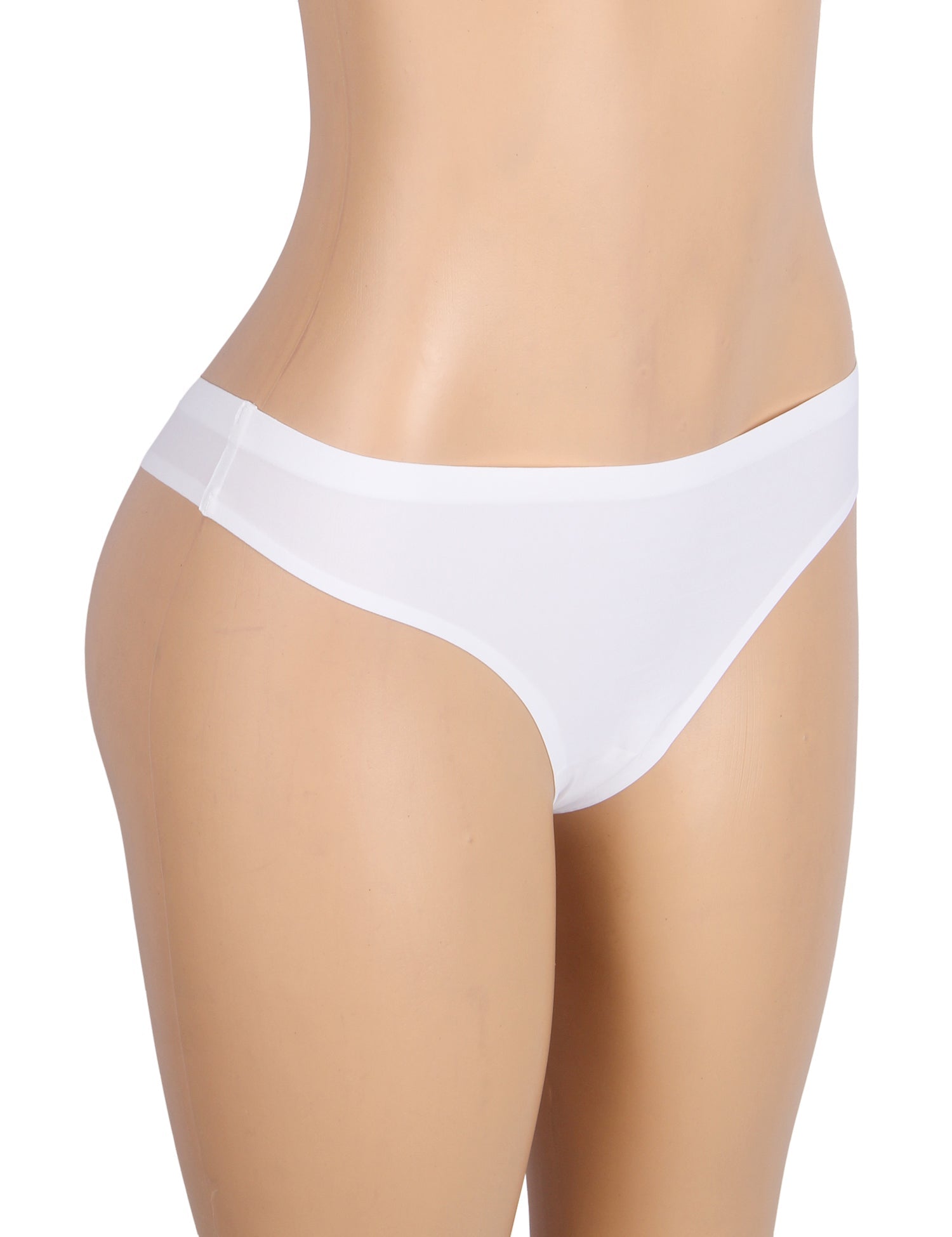 White High - Stretch Seamless Triangle Panty – Low Waist & Trimmable Leg Opening - TeaseFashion