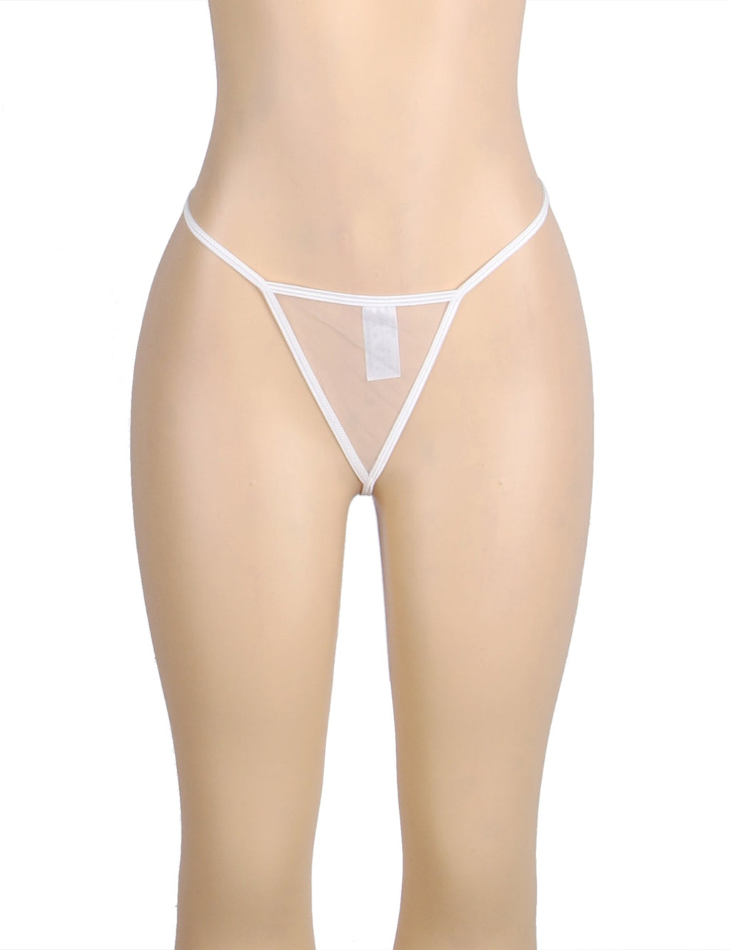 White Milan Mesh Robe – Ruffled Trumpet Sleeves, Lace Trim, Open Front & Belt - TeaseFashion