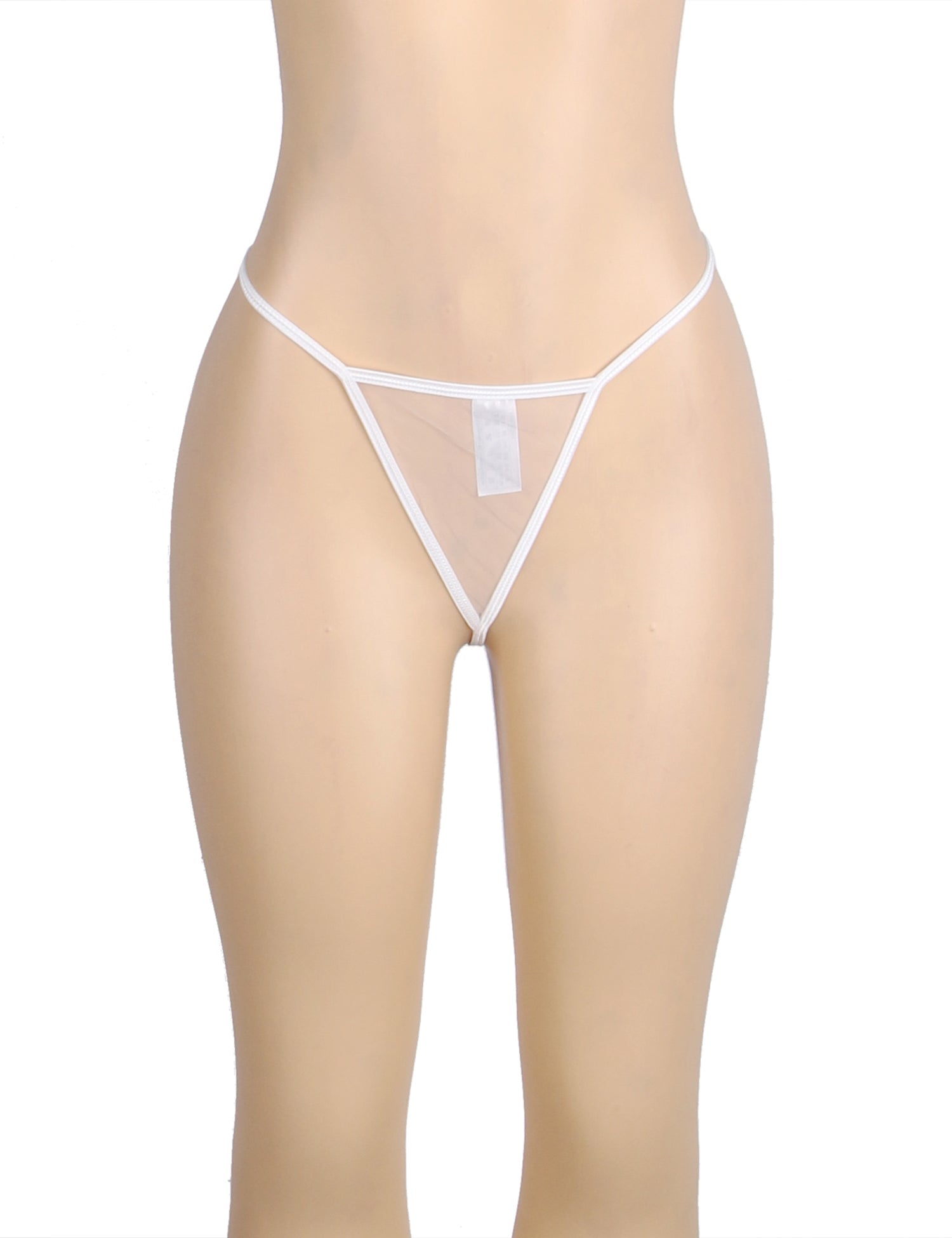 White Milan Mesh Robe – Ruffled Trumpet Sleeves, Lace Trim, Open Front & Belt - TeaseFashion