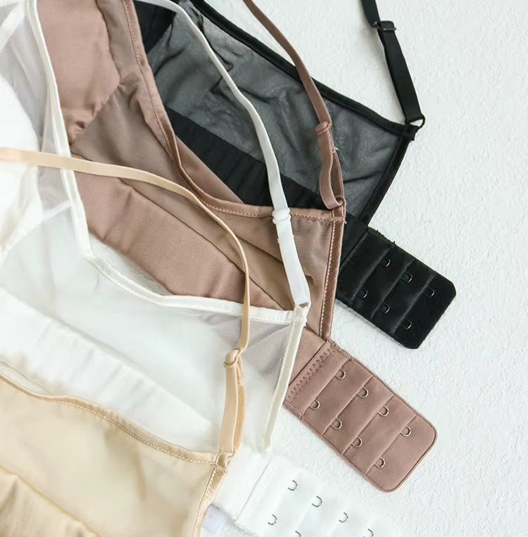White Silk Lingerie Bra - TeaseFashion
