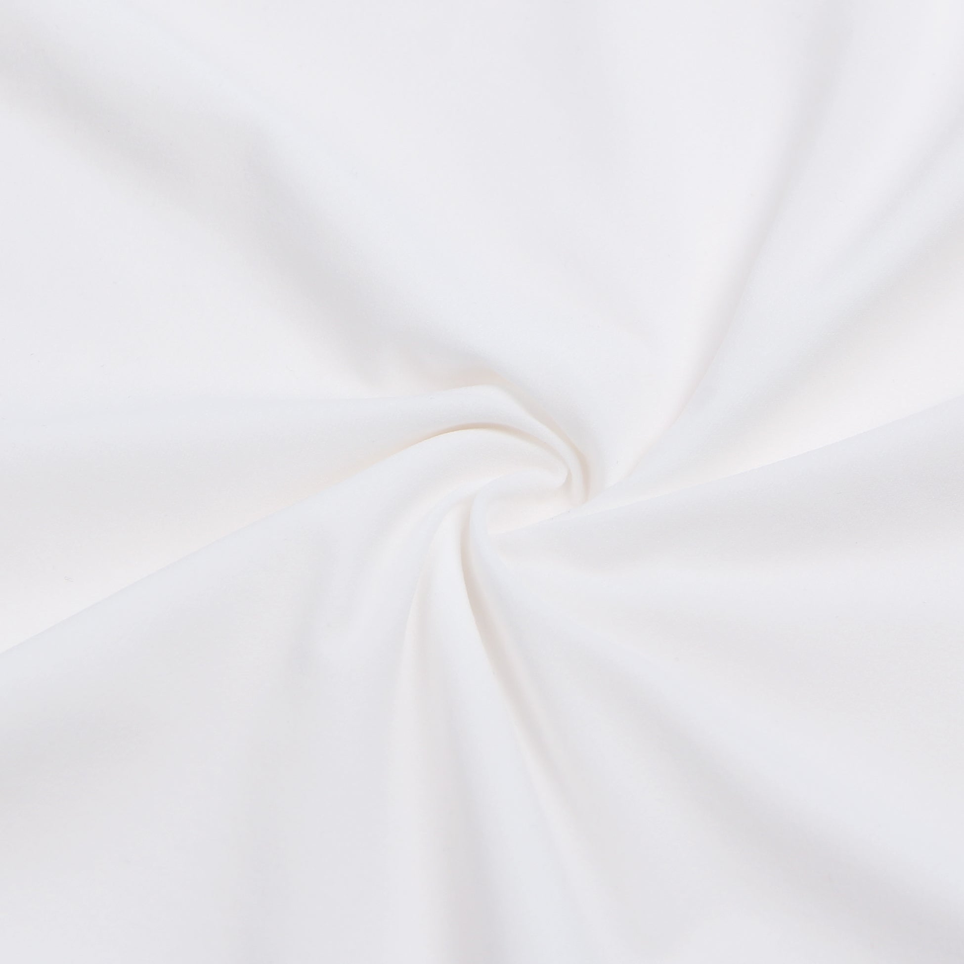 White Sleeveless Bodysuit – Brushed Nylon, Round Neck & Snap Crotch - TeaseFashion