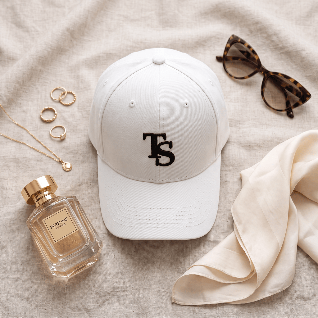 White TEASEFASHION Signature Cotton Twill Cap - TEASEFASHION