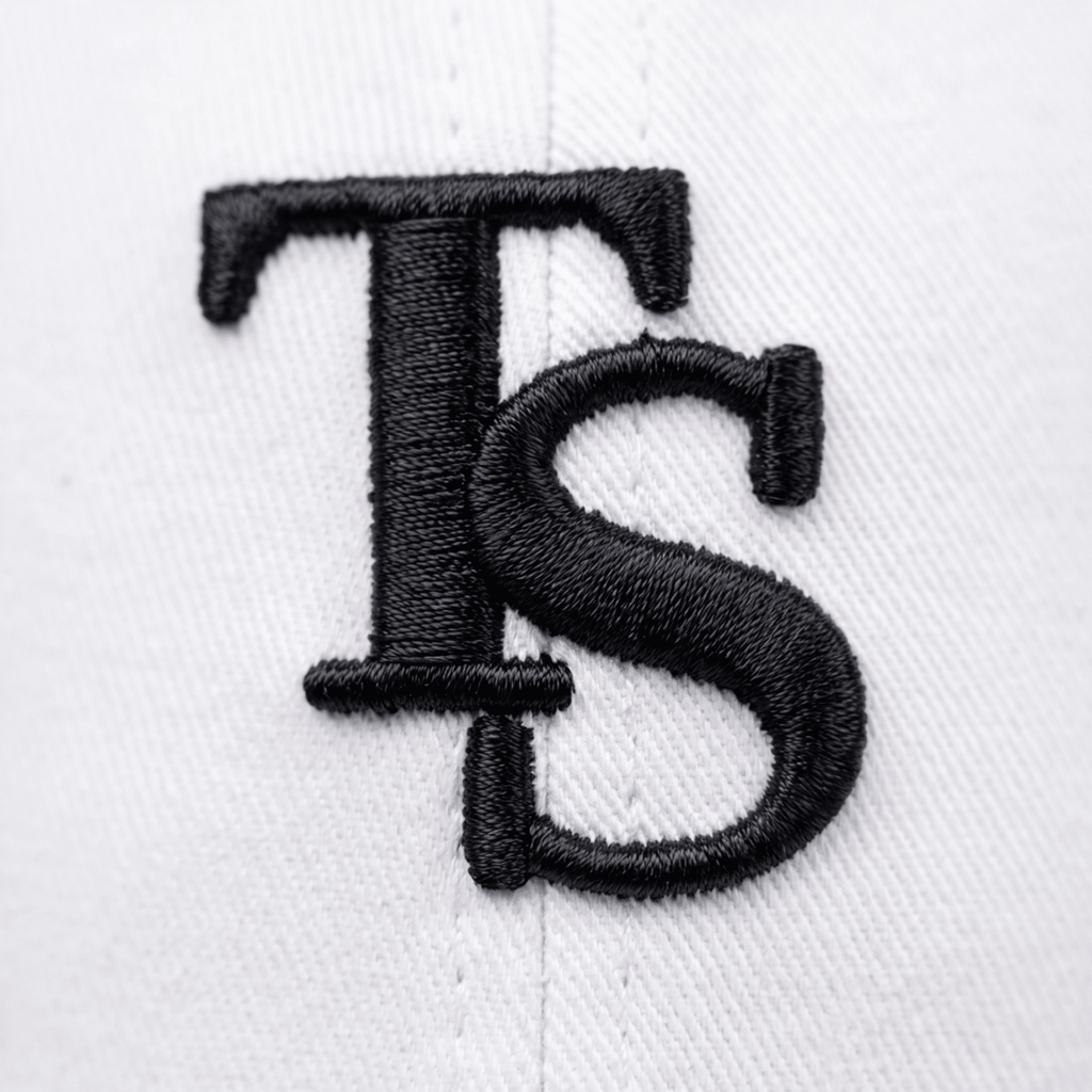 White TEASEFASHION Signature Cotton Twill Cap - TEASEFASHION
