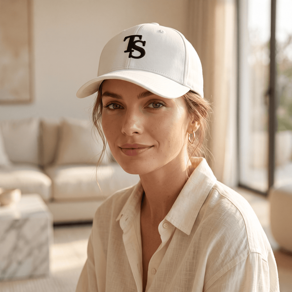 White TEASEFASHION Signature Cotton Twill Cap - TEASEFASHION