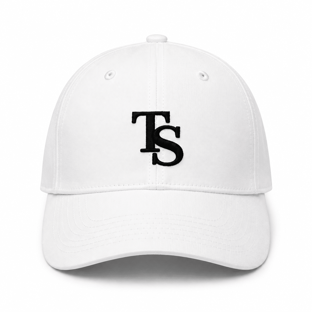 White TEASEFASHION Signature Cotton Twill Cap - TEASEFASHION